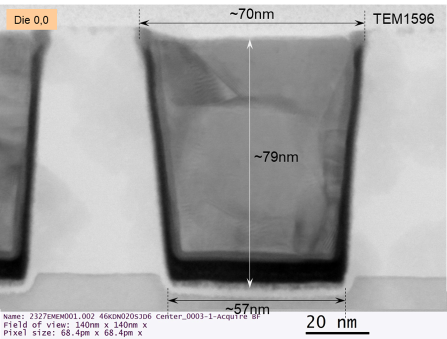 Cu CMP on AMAG7 Hardmask LineSpace