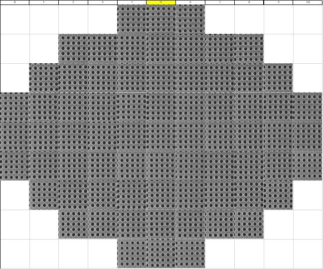 AMAG6 HARhole, 1.0 µm depth, SiO2 on Si, C60P120 anchor target