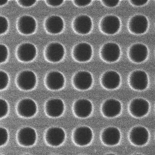 AMAG6 HARhole, 1.0 µm depth, SiO2 on Si, C60P120 anchor target