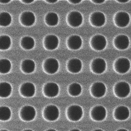 AMAG6 HARhole, 1.0 µm depth, SiO2 on Si, C60P120 anchor target