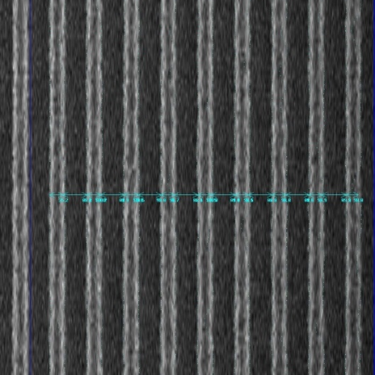AMAG7 Hardmask LineSpace, 100 nm depth, L50P100 anchor target