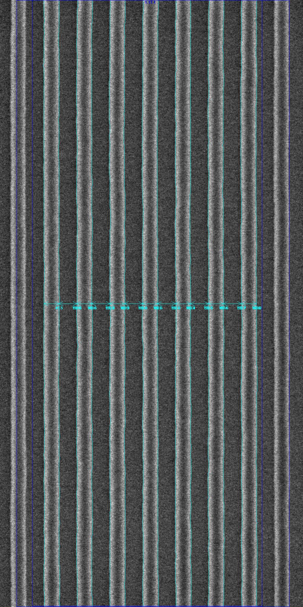 AMAG7 Hardmask LineSpace, 100 nm depth, L50P100 anchor target