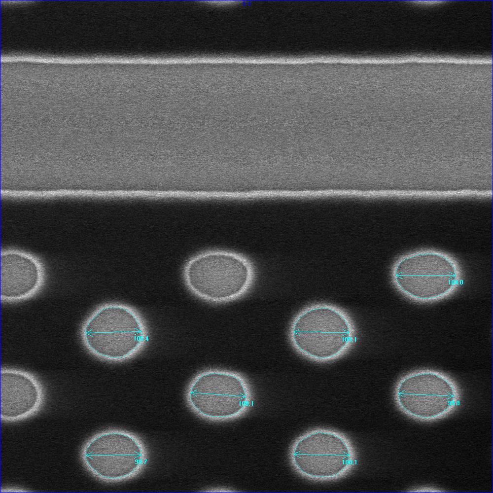 AMAG7 Hardmask LineSpace, 100 nm depth, L50P100 anchor target